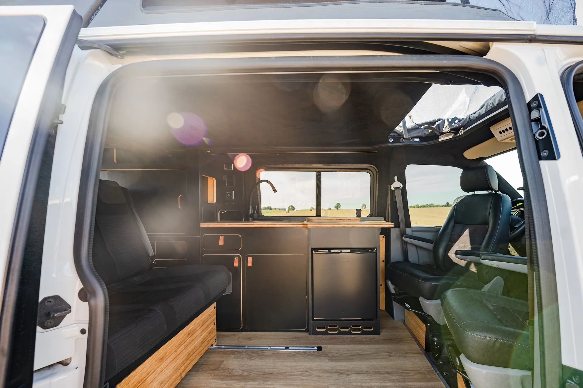 VW Transporter interior by Traveler Campers